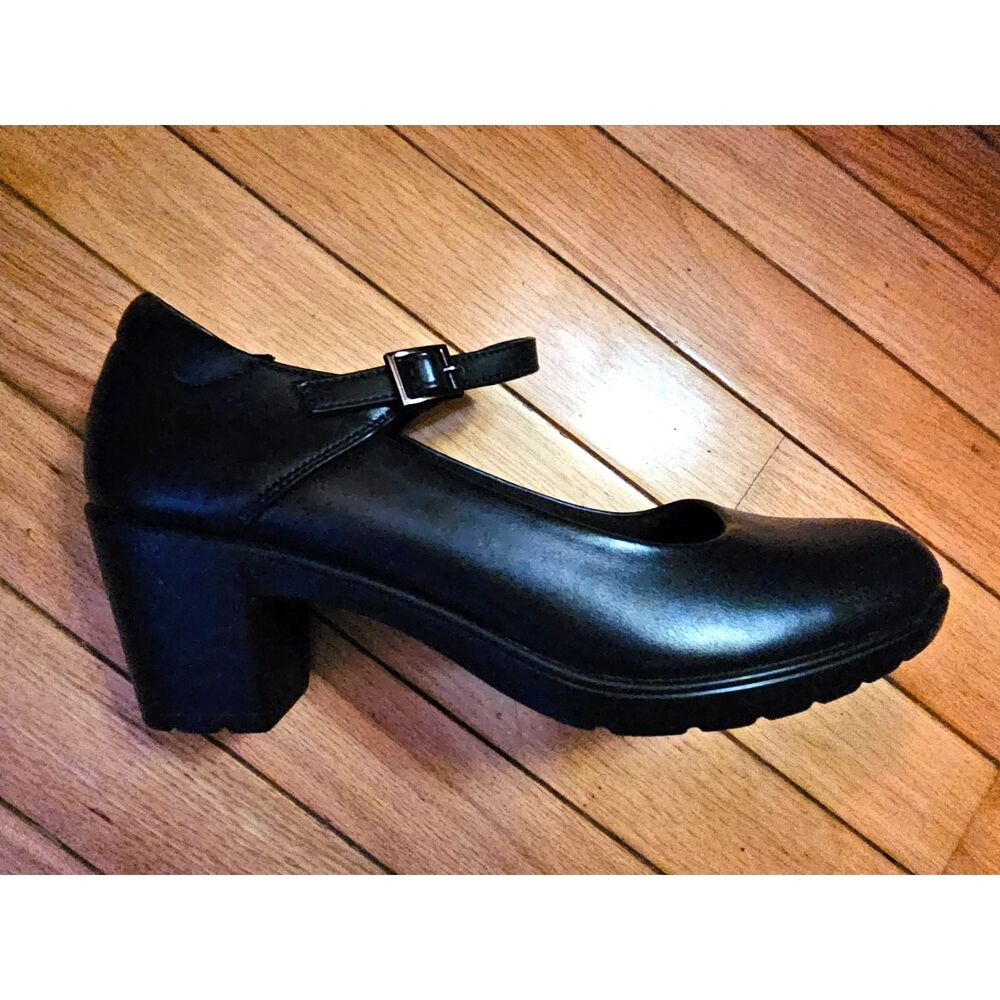 Dream Pairs Navy BLUE Mary Jane Heels Size 10 Shoes Vegan Leather